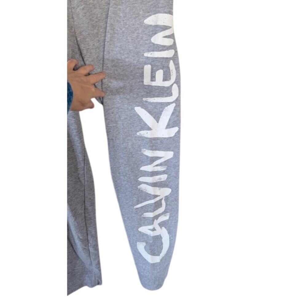 Calvin Klein Performance Gray Sweatpants Logo Joggers XL - Picture 3 of 8